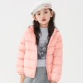thumbnail image 4 of Baby Girls Boys Winter Warm Jacket Hooded Long Sleeve Coat, 4 of 8