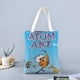 thumbnail image 2 of Atom Ant Bolso de tela con estampado de lienzo para mujer, bolsa de compras reutilizable y estética, con cremallera interior, regalo para mujer,40*40cm., 2 of 6