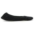thumbnail image 3 of Dearfoams Women's Layla Ballerina Slipper Genuine Suede Outsole Ballet Flat, 3 of 6