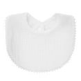 thumbnail image 4 of hengsof Baby boy's Everyday Bib, Stylish Lace Trim Solid Color Soft Cotton Gauze Comfortable Bib, Suitable for Infants, 4 of 4