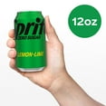 thumbnail image 6 of Sprite Zero Sugar Lemon Lime Diet Soda Pop Soft Drink, 12 fl oz, 6 of 15