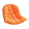 thumbnail image 3 of Cojín colgante para silla con forma de huevo, cojín colgante para silla con forma de cesta, lavable, suave y cómodo, almohadilla gruesa para oficina, Naranja, 3 of 8