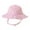 Pink, variant on Pisexur Baby Sun Hat Waterproof Baby Sun Hat, Baby Girl Sun Hat Summer Beach Hats with UPF 50+ Toddler Infant with Wide Brim Strap Outdoor Bucket Hat