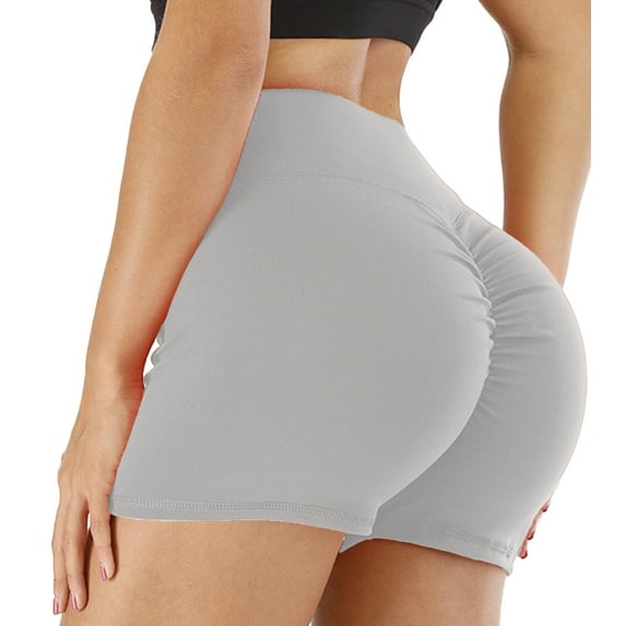 QRIC Yoga Shorts Women High Waist Butt Lifting Workout Biker Shorts Running Summer Hot Shorts