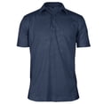 thumbnail image 1 of Monterey Club Men's Leaves Emboss Texture Golf Polo Shirt #1289, 1 of 2