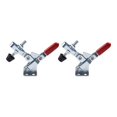 thumbnail image 2 of Chendee 2Pcs Gh-102B Quick Release Tool Quick Fixture Toggle Clamp 100Kg 220Lbs, 2 of 9