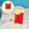 thumbnail image 3 of Papas fritas, peluche de peluche, almohada de peluche kawaii, almohada de comida divertida y deliciosa, 3 of 4