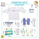 thumbnail image 3 of Lesheng Disfraz de científico espacial para niños, bata de laboratorio con kit de experimentos científicos, disfraces y juegos de simulación para niños y niñas de 4 a 8 años, 3 of 5