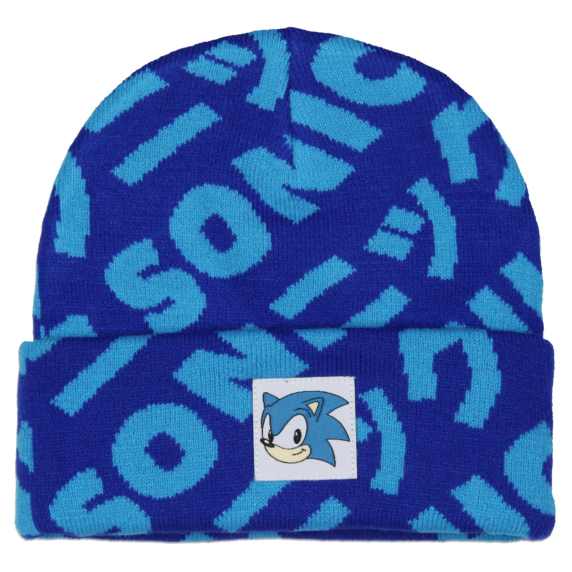 Sonic The Hedgehog 2-Pack Knit Cuffed Cold Weather Adult Novelty Beanies Hat OSFM