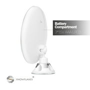 Apercolorier 10x Magnifying Mirror with Light –Three Light Modes and Suction Cups – Intelligent Switch - 360 Degree Swivel Join – Smooth and Easy Install.
