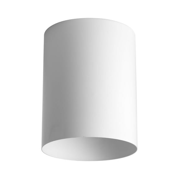 P5774-30-Progress Lighting-Cylinder - 6.75 Inch Height - Outdoor Light - 1 Light - TRUE - Line Voltage - Wet Rated-White Finish-Halogen Lamping Type