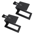 thumbnail image 1 of Desktop Speaker Holder, Desktop Speaker Stand Depth Adjustable Carbon Steel EVA Pads  for Small Medium Computer Speakers, 1 of 7