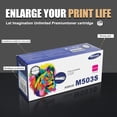 thumbnail image 5 of CLT-M503S Magenta Toner Cartridge (with Chip) Replacement Compatible for Samsung sl-c3010dw sl-c3060fw Printers (1M), 5 of 6