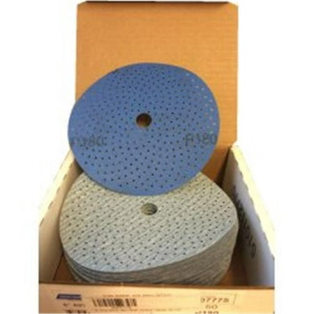 

Norton NOR07775 6 in. Multi-Air Cyclonic Dry Ice NorGrip Discs 180 Grit - Pack of 50