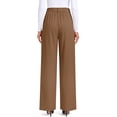 thumbnail image 3 of Sundazz Women's Dress Pants Wide Leg Work Pants High Waisted Business Casual Trousers with Pockets, 3 of 9
