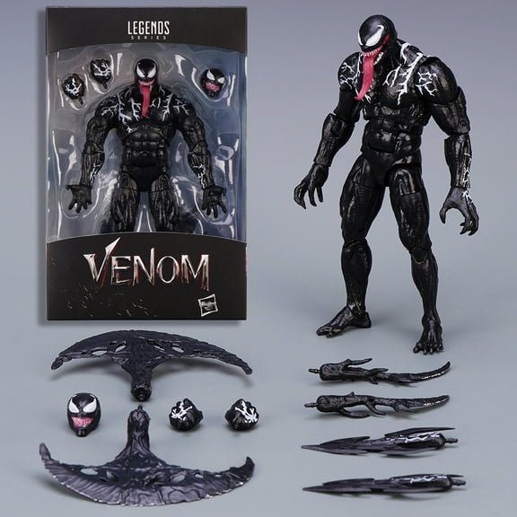 TIM Venom Action Figure Model Full Body Movable and Replaceable Heads, Weapons and Hands Exquisite Gift Box Set