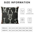 thumbnail image 5 of Man Cave Home Decorative Throw Pillows Covers, Funny Quote  Outdoor Pillow Case for Livingroom Bedroom, Boho Pillow Cushion Covers for Man Woman  White Black, 5 of 5