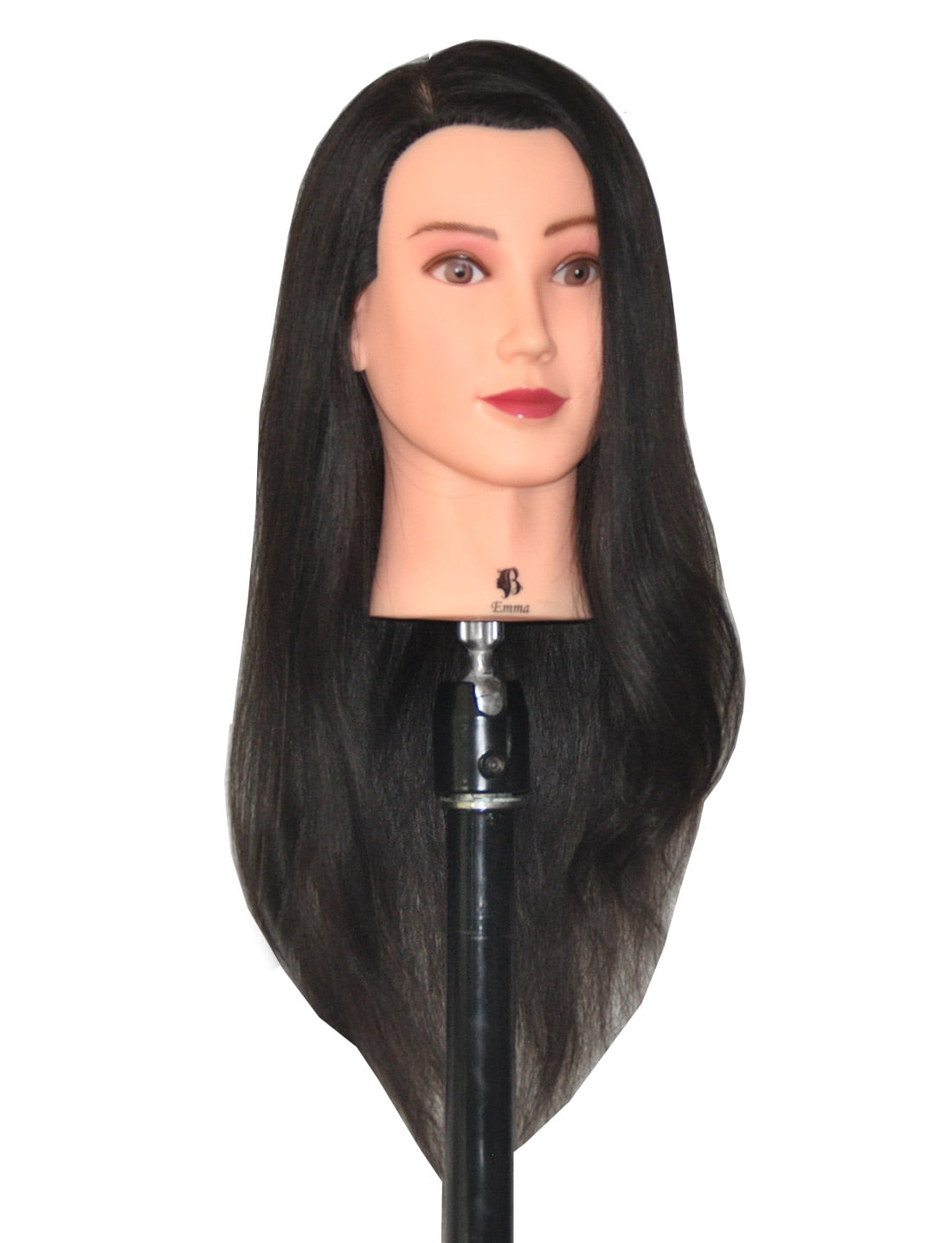 Bellrino 24 " Cosmetology Mannequin Manikin Training Head with Human Hair - Emma