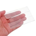 thumbnail image 5 of PAMINGONO Transparent Acrylic Price Tag Holders Rectangular Shops Text Advertisement 30Pcs, 5 of 8