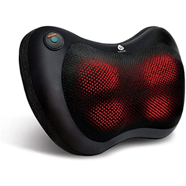 Air Compression Shiatsu Neck & Back Massager Seat w/ Heat, Rolling Mas –  Best Choice Products