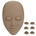 thumbnail image 2 of Mannequin d'Extension de Cils, 3D Face, Paupières Amovibles, Taille Compacte, Réutilisable, Affichage pour les Débutants Extension de Cils, 2 of 8