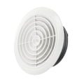 thumbnail image 5 of AFQH 1Pcs Round Adjustable Wall Interior Vent ABS Ventilation Grille Vent Cover 75mm-200mm Air Vent Outlet For Bathrooms Offices, 5 of 11