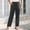 Dark Gray, variant on Summer Savings Clearance!Staron Womens Linen Pants Casual Lightweight Drawstring Elastic Waist Pants with Pockets Wide Leg Long Lounge Pant Trousers Beach Vacation Clothes