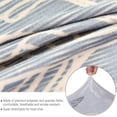 thumbnail image 3 of Dining Room Chair Covers Set of 6, Stretch Parsons Chair Slipcovers Removable Washable Spandex Printed Chair Seat Protector Cover for Hotel, Office, Ceremony, Banquet, Wedding Party (Leaves Grey), 3 of 6