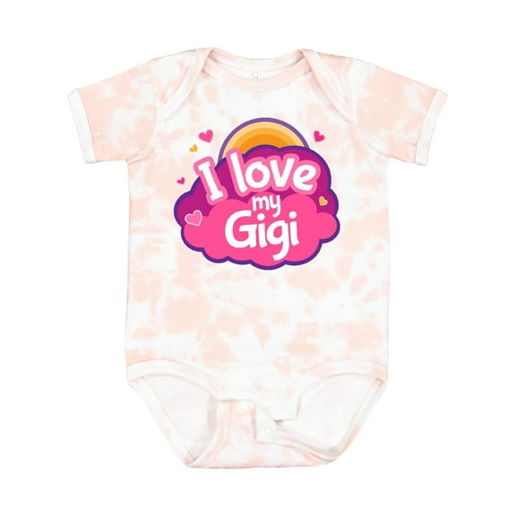 Inktastic I Love My Gigi Grandma Grandchild Girls Baby Bodysuit