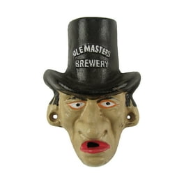 Cast Iron Open Wall Mount Beer Soda Cap Bottle Top Opener Man Cave Bar Pub Decor Cast Iron Open Wall Mount Beer Soda Cap Bottle Top Opener Man Cave Bar Pub Decor