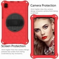 thumbnail image 6 of Dteck Samsung Galaxy Tab A7 Lite 2021 Case Shockproof Drop Protection Cover with 360 Rotating Stand and Shoulder Strap Compatible with Samsung Tab A7 Lite 8.7 inch 2021 (SM-T220/T225), Red+Black, 6 of 7