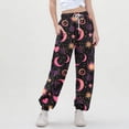 thumbnail image 6 of THDHVS Girls Wide Leg Pants,Pants for Girls,kids Halloween Print Sweatpants with Elastic Waist and Drawstring Pockets Spooky Themed or Holiday Comfortable Trousers Pink 9-10 Years, 6 of 6