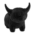 thumbnail image 1 of Colección de figuras de vaca, figura en miniatura para estantería, mueble de salón. S Negro, 1 of 9