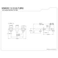thumbnail image 2 of Kingston Brass KS6028RX Belknap Two-Handle Wall Mount Roman Tub Faucet, Brushed Nickel, 2 of 4