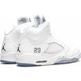 thumbnail image 4 of 136027-130 N I-K-E A i r-Jor-dan 5 Retro Metallic White 2015 (Men's), 4 of 6