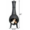 thumbnail image 3 of Esschert Design Cast Iron Terrace Chimenea Heater, 14" dia., 3 of 3