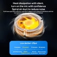 thumbnail image 5 of Magnetic & Back Clip Mobile Phone Semiconductor Cooling Fan Radiator RGB for Android iPhone PUBG Game Cooler for Mobile Gaming, 5 of 6