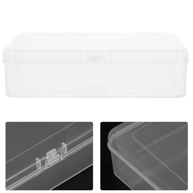 CHICHUMID 6Ud Organizador Plástico Transparente Para Tornillos Clavos Y Herramientas Con Tapa