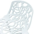 thumbnail image 3 of LeisureMod Devon Mid-Century Modern Aluminum Bar Stool with Powder Coated Frame and Footrest, 3 of 12