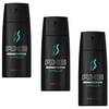 Pack of (3) Axe APOLLO Deodorant Body Spray 4Oz. 48 HOUR ODOR PROTECTION! Energized And Fresh!