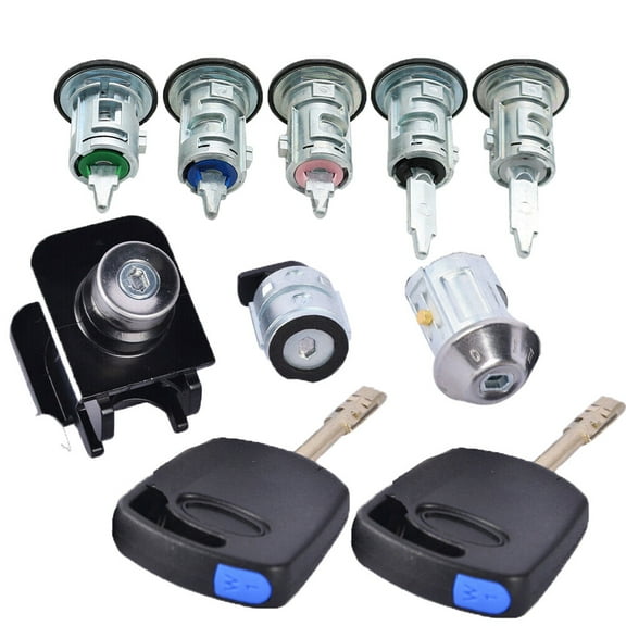 2 Keys Complete Lock Set for Ford Transit Connect 2002-2012