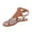 Brown, variant on Orthopedic Flat Gladiator Sandals for Women Open Toe Ankle Strap Platform Summer Shoes Beach Dress Comfortable Outdoor Flip Flops Brown Size 9.5