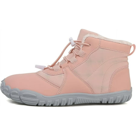 Mens Womens Barefoot Minimalist Shoes Winter Boots Zero Drop Sole Wide Toe Box Waterproof Hiking Boots