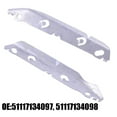 thumbnail image 2 of Front Bumper Support Cover Fenders Compatible with for E90 E91 Silver, 2 of 2