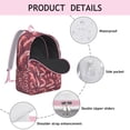 thumbnail image 3 of Funny Colorful Axolotl Lovers Gift Travel Backpack Lightweight Canvas Bookbag with Cute Cartoon Axolotl Print Comfortable Carrying Anti-theft Multifunctional Features for School Outdoor Activities and, 3 of 3