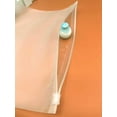 thumbnail image 4 of 5pcs Clear & Frosted Double-sided Ziplock Packaging Bags For Storage, 4 of 5