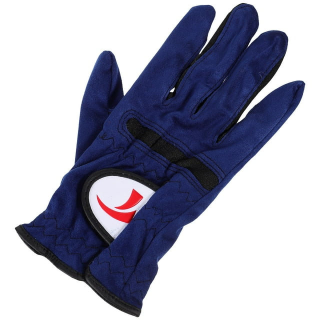 unbranded Guantes Deportivos Para Golf Azul Con Protección Antideslizante Y Costuras Reforzadas