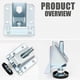 thumbnail image 4 of Nivelador De Patas De Muebles Nivelador De Patas Antideslizante Almohadilla De Pie Silla Pierna Protector De Suelo Muebles Nivelador De Protección Plata Para Muebles Garaje Sótano 2 Uds Kearding TO005218-00, 4 of 7