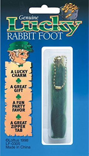 tempo skuffe Literacy Loftus Lucky Rabbit's Foot Totally Awesome Good Luck Charm 3" Keychain Red  | Walmart Canada