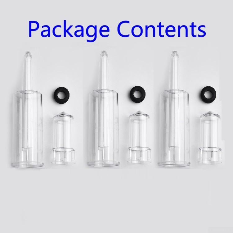 3 Piece Airlock, 5 Pack of Airlocks. 5x 3 Part Bubbler, Econo-Lock